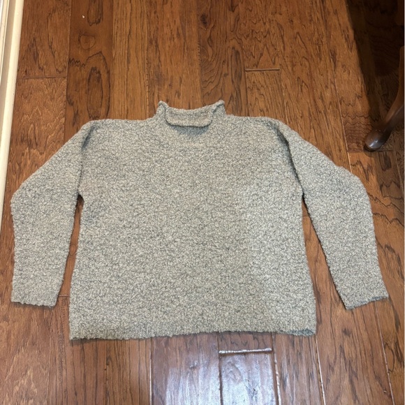 SML Sport Sweaters - Vintage SML Sport Fuzzy Bouclé Knit Sweater Wool Blend Cozy Neutral